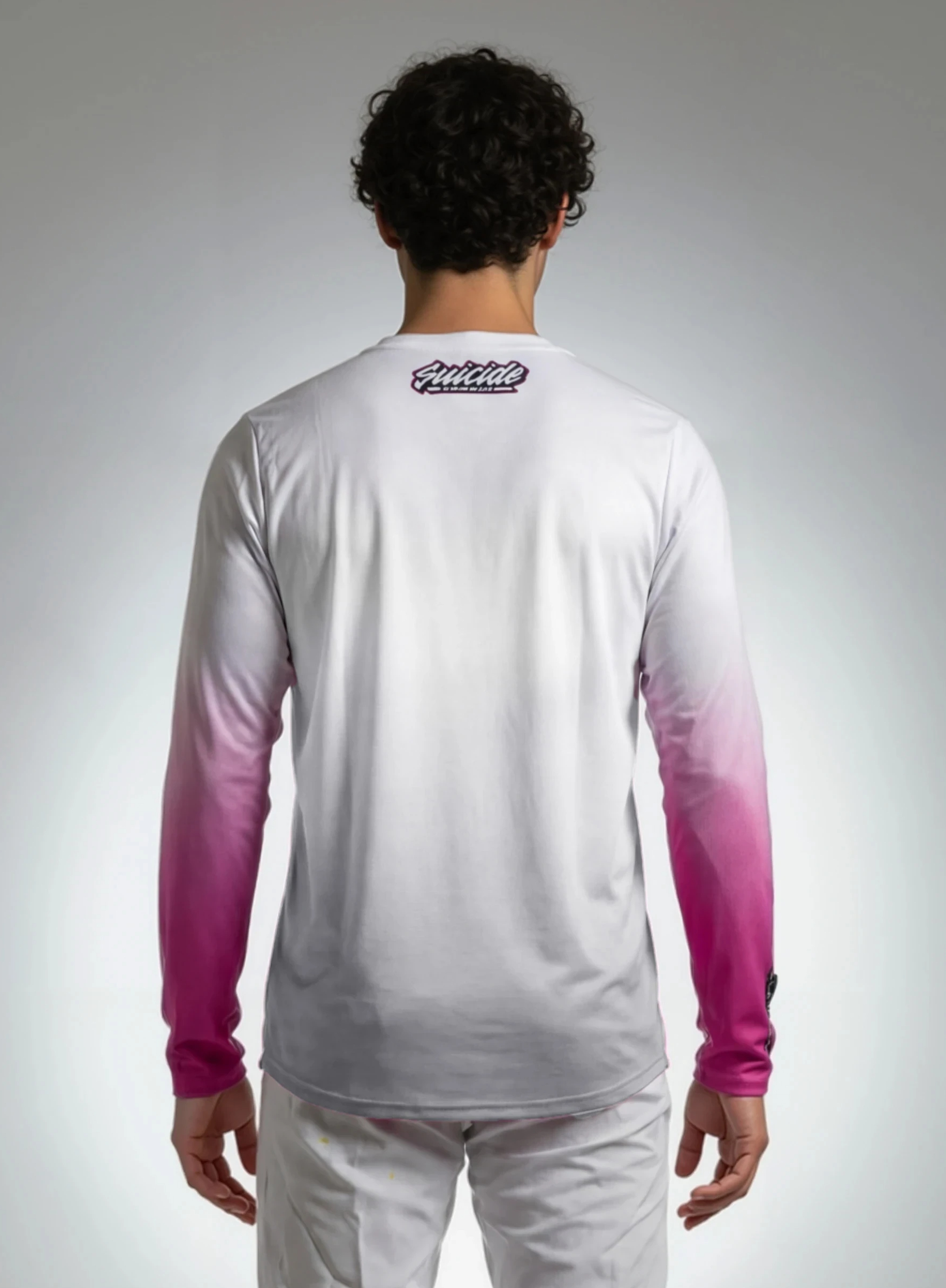 MINIMAL WHITE PINK JERSEY